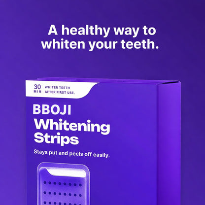 Instant purple tone-correcting strips that help improve the look of yellow tones in minutes — no peroxide, gentle formula
