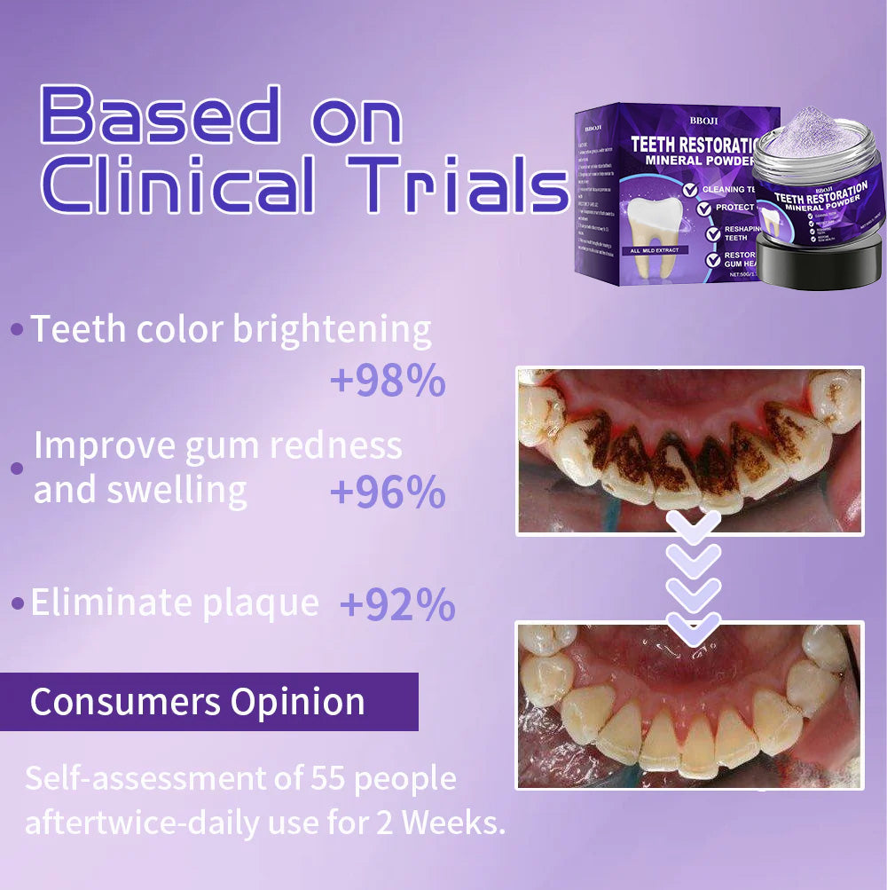 🦷 🚨 Last Day! 75% OFF BBOJI™ Teeth Restoration Mineral Powder
