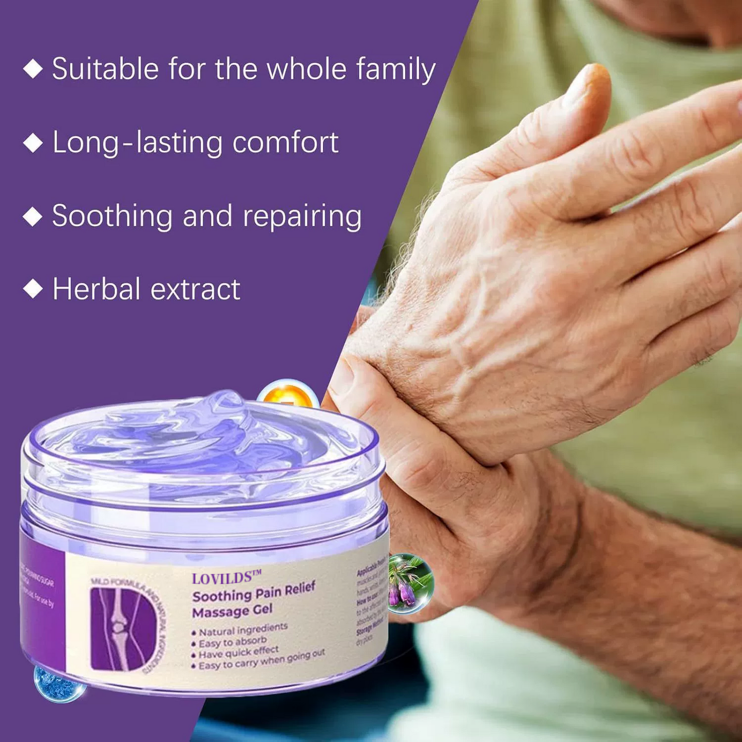 ✨ 70% OFF TONIGHT: LOVILDS™ Turmeric & Emu Oil Pain Relief Gel | Arthritis & Joint Support 🎁